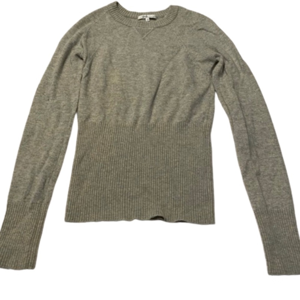 Vince | Light Gray Warm Cashmere Long-Sleeve Sweater